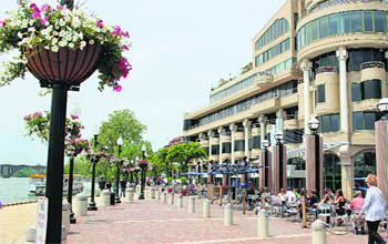 Georgetown marina, Washington DC  