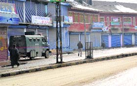 Shops remained closed in Sopore on Monday to mark the 21st anniversary of a massacre in the town