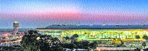 A view of Shri Guru Ram Dass International Airport at Rajasansi in Amritsar. 
