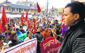 Kisan Sabha leader Kushal Bhardwaj