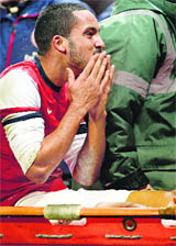 Walcott has been ruled out for six months with a knee injury, which he suffered during Arsenals FA Cup win over Tottenham on Saturday. 