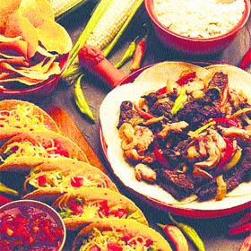 Mexican dishes on display at a local hotel in Amritsar on Wednesday