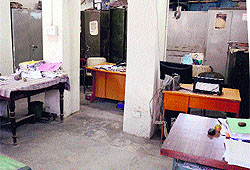 Deputy Commissioners office wears a deserted look as the staff went on a three-day strike in Amritsar on Thursday