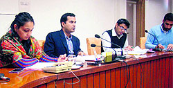 Deputy Commissioner Kamal Kishore Yadav conducts a meeting pertaining to the Republic Day celebrations in Bathinda on Thursday