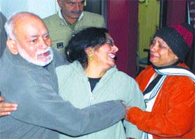Rachnas parents mourn her death at the Civil Hospital, Ambala city, on Thursday