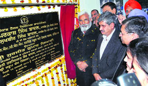Punjab Health Minister Surjit Kumar Jyani inaugurates GNM Nursing School and Hostel in Bathinda on Friday.