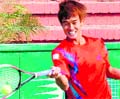 Teeradon Tortrakul of Thailand outdid Wei De Lin of Taipei during the ITF Grade-3 Junior World Ranking Tournament at the CLTA courts in Sector 10. Tribune photo: Parvesh Chauhan