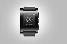Pebble smartwatch by Mercedes Benz