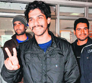 Gursewak Singh all smiles after the auction.