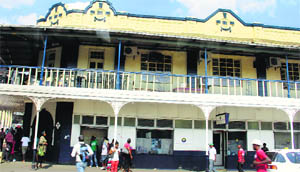Remnants of Colonial architecture in downtown Harare