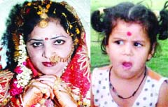 A taxi driver killed his estranged wife and daughter at Sagarpur in West Delhi on Sunday. Tribune photo 