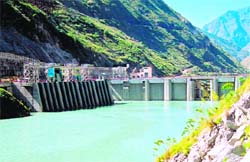 The Satluj Jal Vidyut Nigam has put in a system that monitors safety of the Nathpa dam every month. 