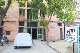 A view of the old building of the serai at Guru Nanak Dev Hospital in Amritsar