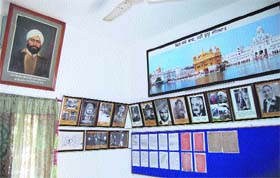 A room inside Central Khalsa Orphanage recreates the environment when Shaheed Udham Singh used to live on the campus in Amritsar