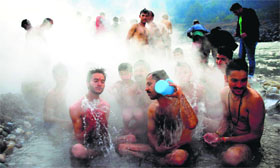 Environmentalists have expressed their concern over large-scale dumping of abandoned clothes and bathing gear along the banks of the pilgrimage spot.