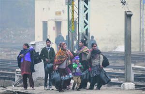 Passengers have been going through a harrowing time. Most of the trains are running behind schedule in Ludhiana. 