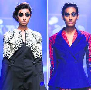 Creations by designer Rahul Mishra