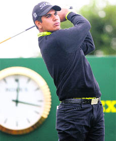 Gaganjeet Bhullar had five birdies in his card of 68 in the second round in Abu Dhabi. 