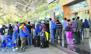 As the sun shone bright on Sunday, travellers heaved a sigh of relief.