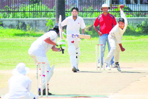 A file photo of a cricket match being played at Jammu.