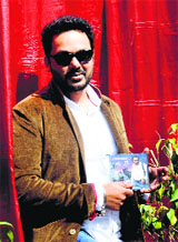 Punjabi singer Jeet Gill launches his new music album "Jatt Hero" in Ludhiana on Monday