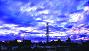 Clouds hover over the Doon Valley in Dehradun on Wednesday. 