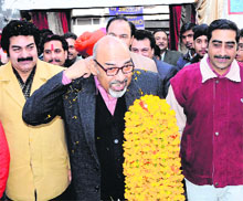 Former Punjab DGP Shashikant in the city to participate in a programme on human rights awareness in Amritsar on Friday.