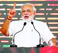 Perhaps Modis real strength lies in his image of being the one who can get things done.