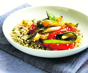 Quinoa has exceptionally high protein (16-18 per cent) content and quality