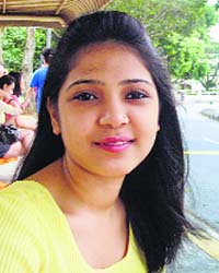 Sneha Banerjee, 26, Masters student, Mumbai