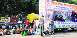 A tableau of the Social Security Department in Ludhiana. Tribune photo: Himanshu Mahajan