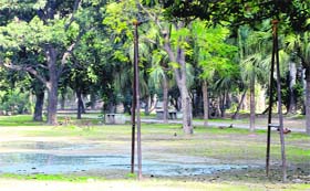 Park-III: A view of the childrens area at Challih Khoo park in Amritsar