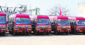 The city bus services will start from 7 am onwards from Wednesday on different routes