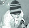 A CCTV footage shows a thief at a Jalandhar showroom recently.