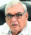 Chief Minister Bhupinder Singh Hooda