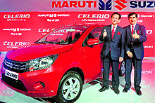 Maruti Suzuki officials unveil Celerio hatchback