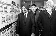 Punjab health minister Surjit Kumar Jiyani during the inauguration of the 25th Dental Health Fortnight Camp at Civil Hospital in Phase VI, Mohali, on Thursday