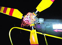 The Chinese kite string entangled in the tail rotor of a Chetak helicopter on Friday