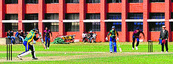 A match in progress during the Punjab Inter-District One-Day Limited Overs Tournament for the FC Mittal Trophy at Government Model Senior Secondary School, Sector 26, Chandigarh, on Sunday