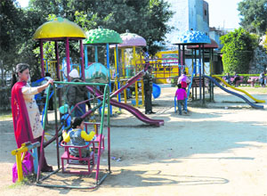 Partap Bagh developed by the residents of the area in Jalandhar.