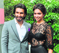 Ranveer Singh and Deepika Padukone