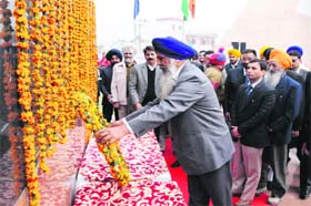 Gulzar Singh Ranike, Cabinet minister, and others also pay tributes at the venue
