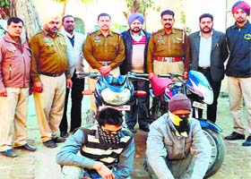 The accused in police custody at Jagraon