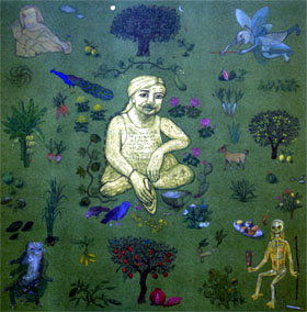 A work from Kathakari series