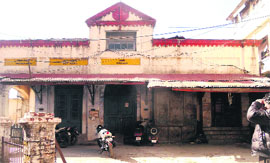 The railway ticketing office in a bad condition in Mussoorie.