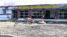 Government Girls School at Ajabpur Kalan in Dehradun in a dilapidated condition.