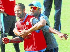 MS Dhoni will be counting on Shikhar Dhawan, who scored a century in the first Test, to provide a steady start in second Test.