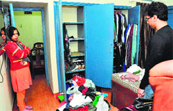 One of the houses that was ransacked by thieves in Sector 11, Panchkula. Tribune photo: Parvesh Chauhan