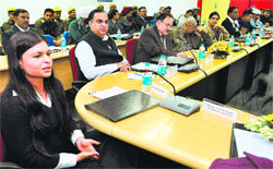 Delegates at a seminar on penal reforms at the MGSIPA, Sector 26, Chandigarh. Tribune photo