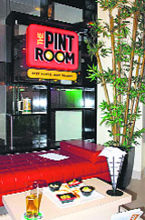 The Pint Room in Mumbai has bright interiors and cheerful atmosphere 